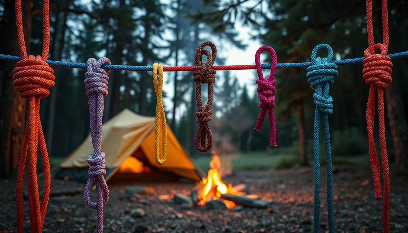 7 Nós Essenciais para Acampar: Aprenda as Técnicas dos Especialistas
