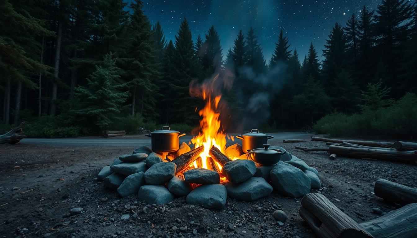 Como Fazer um Fogo Perfeito para Cozinhar no Acampamento