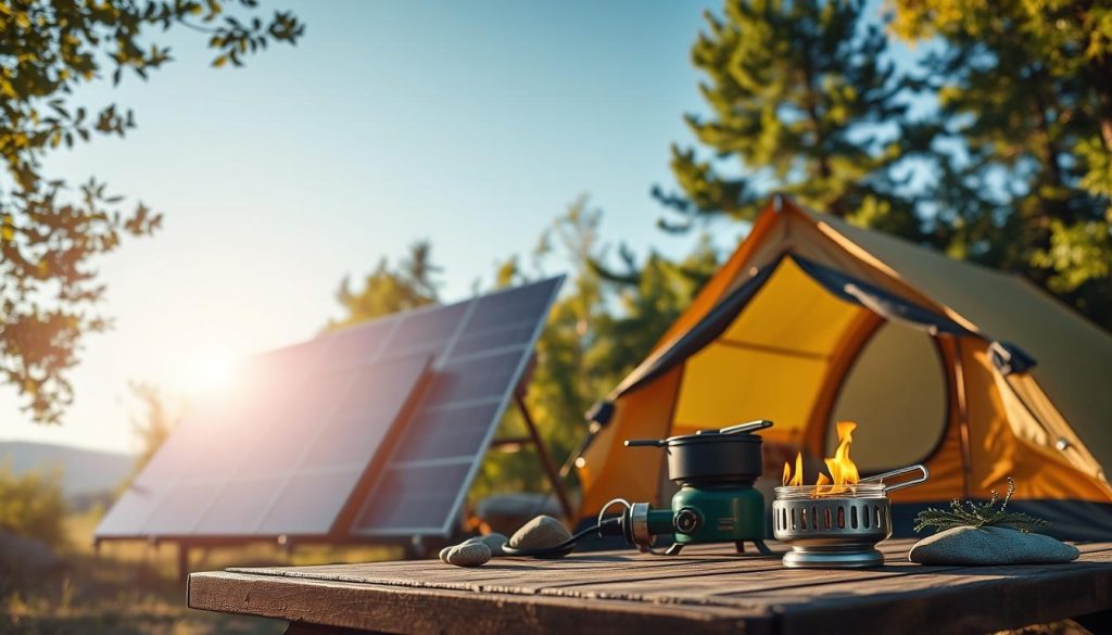 energia-sustentavel-no-camping-1024x585 Energia Sustentável no Camping: Painéis Solares e Fogareiros Ecológicos